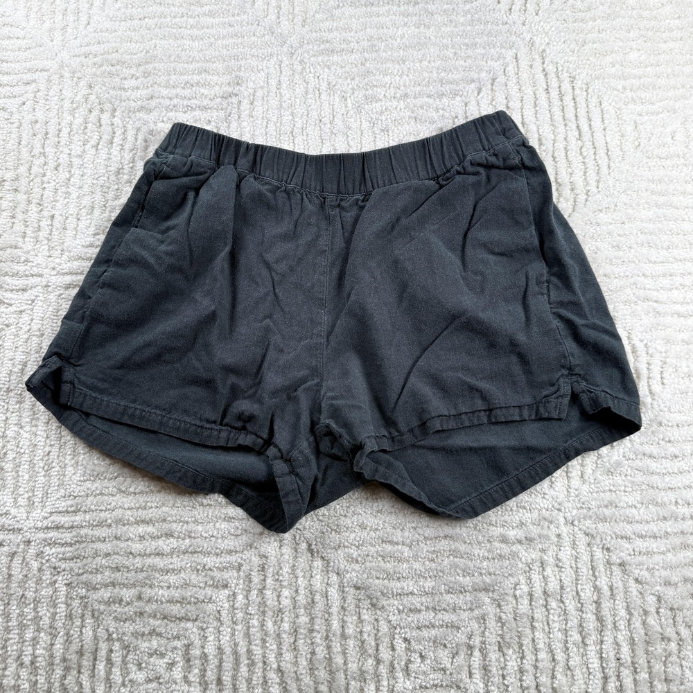 Madewell Shorts Womens XS Black Sweat Elastic Waist Lounge Comfy Casual K6008